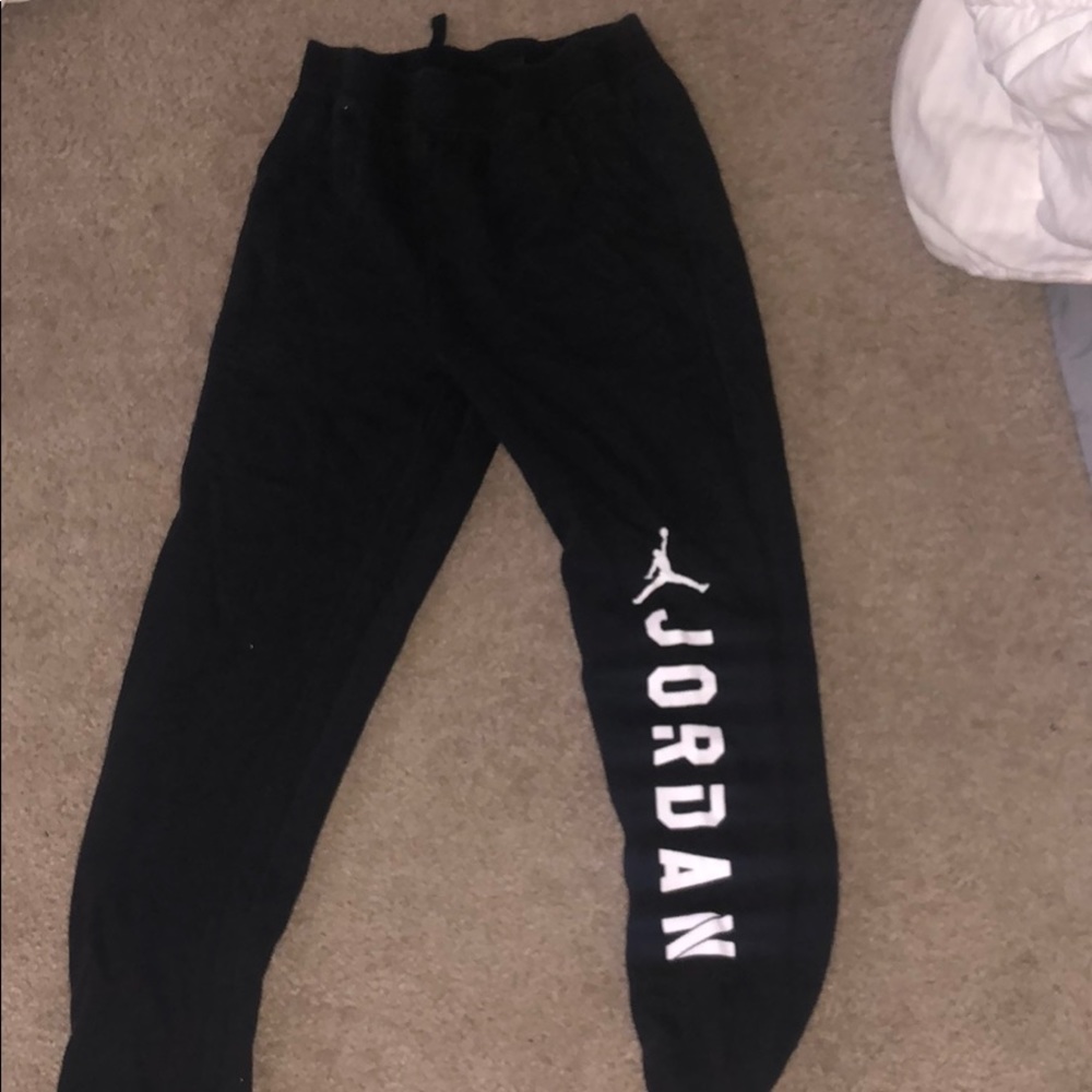 Black Jordan Sweatpants